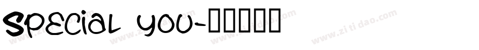 Special you字体转换